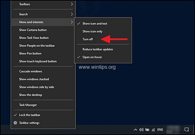 Windows 10の「ニュースと関心事項」を完全に無効化する3つの方法