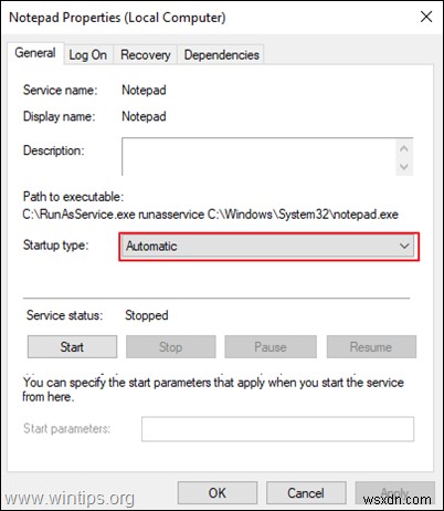 Windowsでアプリケーションをサービスとして実行する方法(ユーザー定義サービスの作成手順)