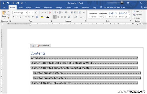 Wordで目次を追加する方法｜自動目次の作成・更新・カスタマイズ手順を解説
