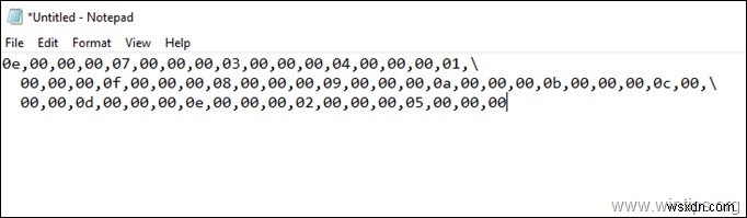 REG ADDコマンドでREG_BINARYレジストリ値を追加する方法