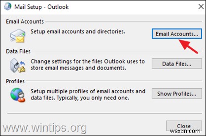 Outlook 2019以前のバージョンでメールアカウント設定を変更する方法
