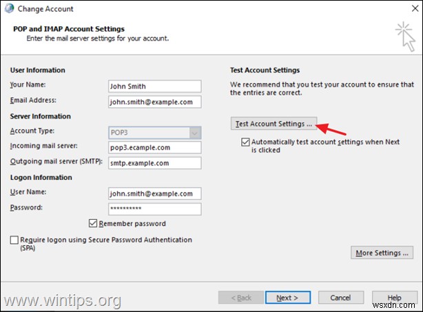 Outlook 2019以前のバージョンでメールアカウント設定を変更する方法