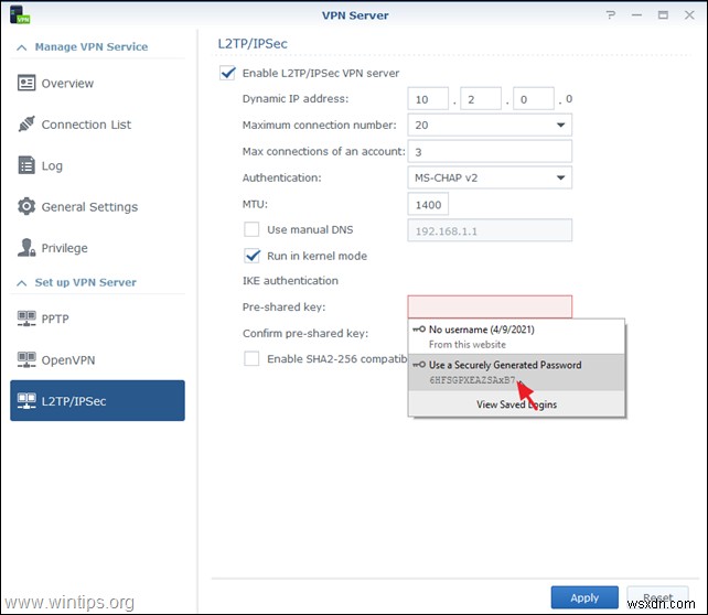 Synology NASをL2TP VPNサーバーとして構築し、クライアントから安全に接続・アクセスする完全ガイド