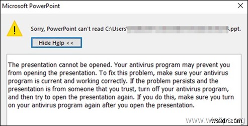 【解決済み】PowerPointでプレゼンテーションが開けないときの対処法