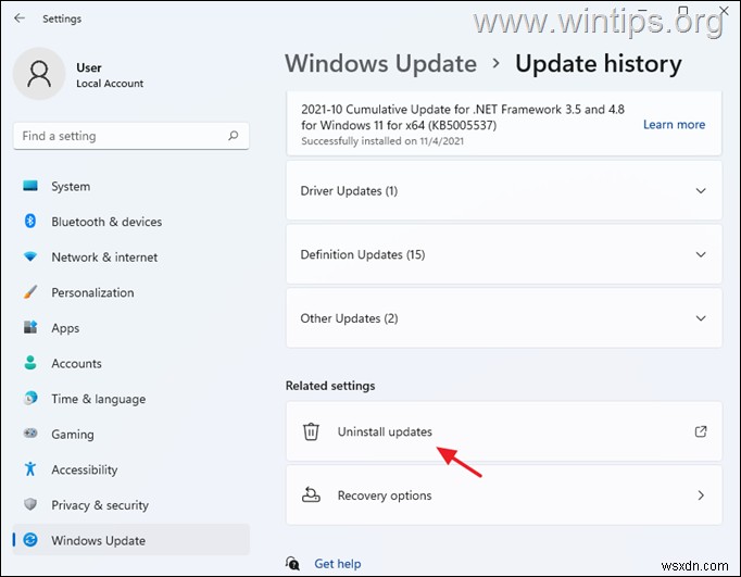 Windows 11でアップデートをアンインストールする全方法まとめ