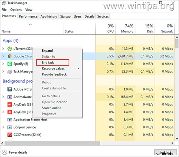 【解決済み】Windows 10でChromeのSoftware Reporter ToolによるCPU使用率が高くなる問題を修正する5つの方法