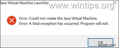 【Windows 10/11】「Java仮想マシンを作成できませんでした」エラーの対処法