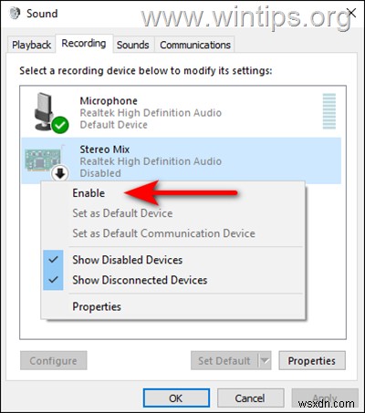 Windows 11/10でステレオミックスが表示されない場合の有効化方法と対処法