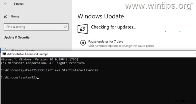 Windows 10/11・Server 2016/2019でコマンドプロンプトやPowerShellからWindows Updateを実行する方法