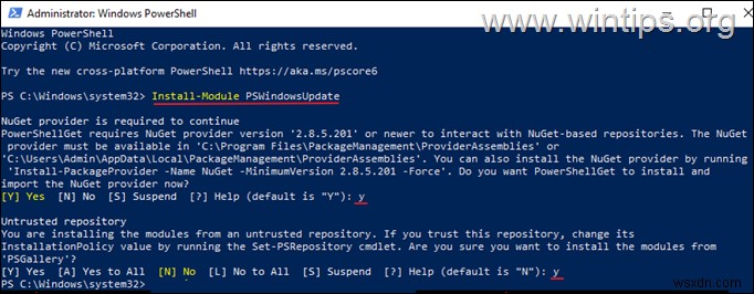 Windows 10/11・Server 2016/2019でコマンドプロンプトやPowerShellからWindows Updateを実行する方法