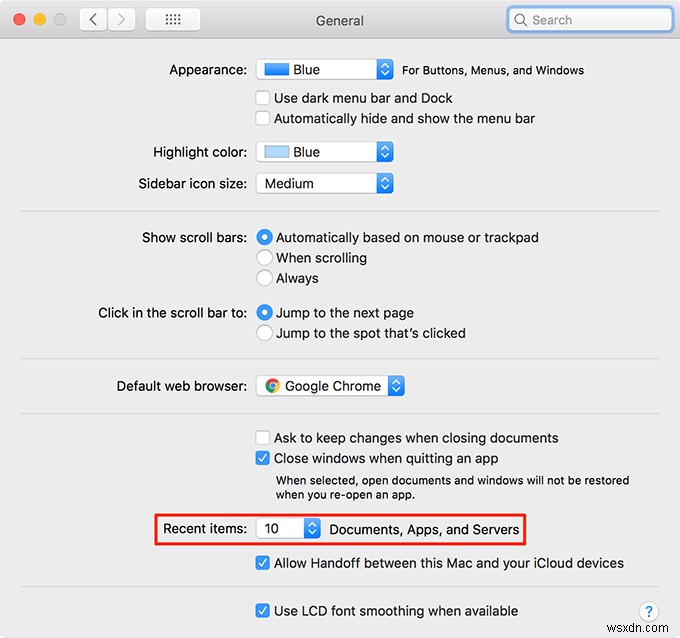 macOSのDockから「最近使った項目」にすばやくアクセスする方法