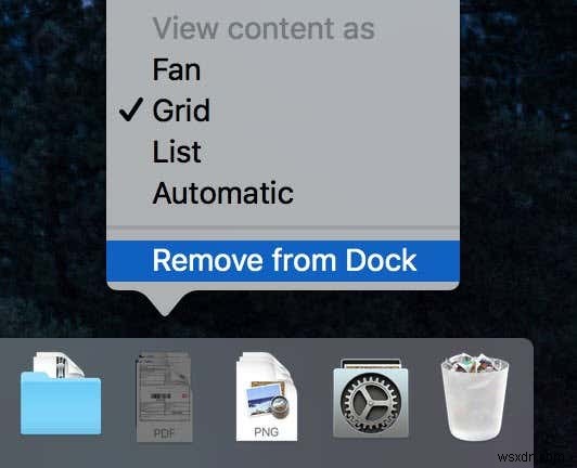 macOSのDockから「最近使った項目」にすばやくアクセスする方法