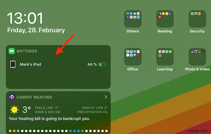Apple Pencilのバッテリー残量を確認する方法【iPadウィジェット活用術】