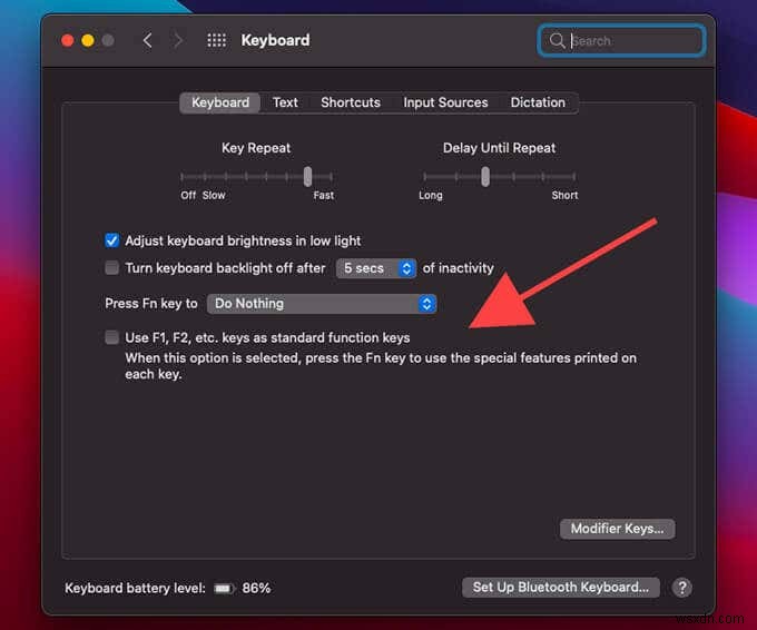 Apple Magic Keyboardのファンクションキーが動作しないときの直し方