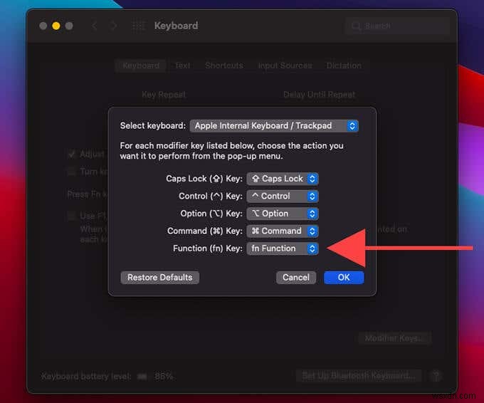 Apple Magic Keyboardのファンクションキーが動作しないときの直し方