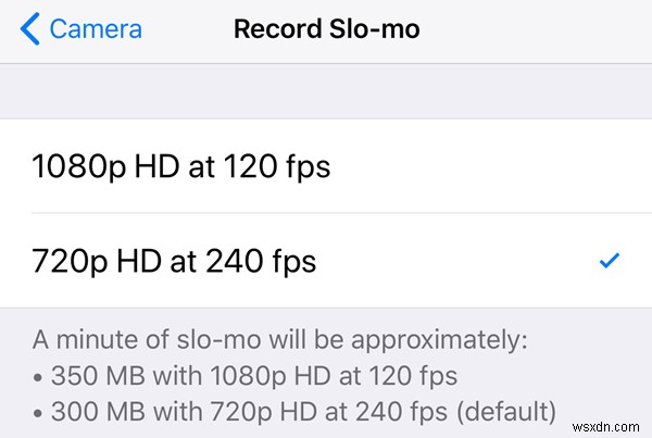 iPhone 8 Plus/Xで4K 60fps動画撮影オプションが表示されないときの対処法