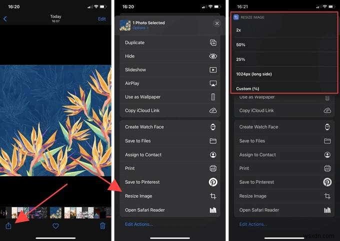 iPhoneで画像のサイズを変更する方法｜ショートカットと無料アプリ活用ガイド