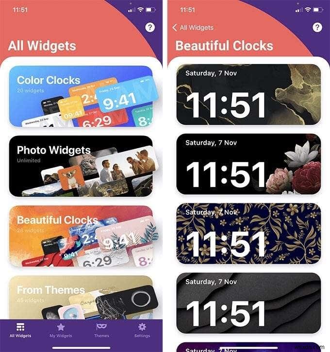 iPhoneホーム画面が一気におしゃれに！おすすめ時計ウィジェットアプリ10選