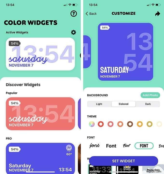 iPhoneホーム画面が一気におしゃれに！おすすめ時計ウィジェットアプリ10選