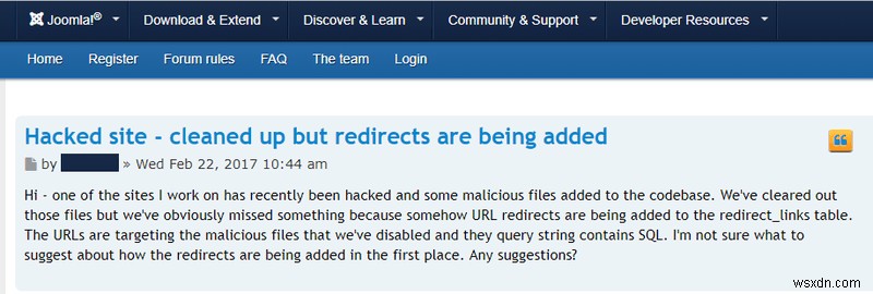 Joomlaマルウェアリダイレクトハックとは?症状・原因から検出・修復方法まで徹底解説