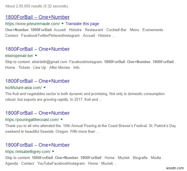 WordPressサイトのSEOタイトルが「1800ForBail – One+Number」に書き換えられる不審なハッキングの実態
