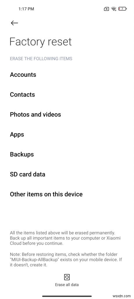Xiaomiスマートフォンをリセットする方法|全手順をわかりやすく解説