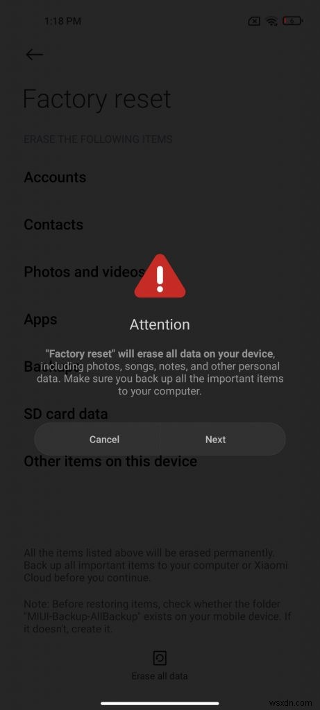 Xiaomiスマートフォンをリセットする方法|全手順をわかりやすく解説
