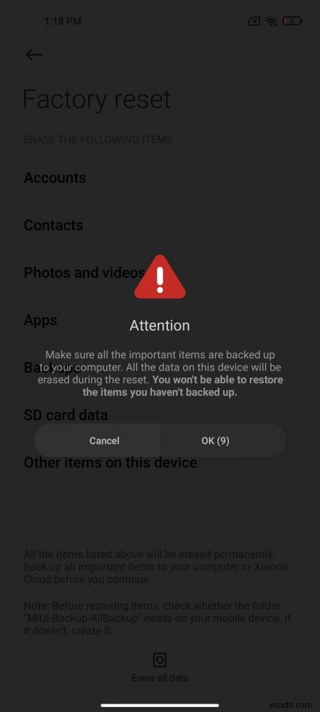 Xiaomiスマートフォンをリセットする方法|全手順をわかりやすく解説