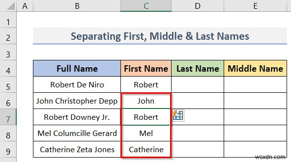【Excel】フラッシュフィル（Flash Fill）の使い方を徹底解説！7つの簡単な実例つき