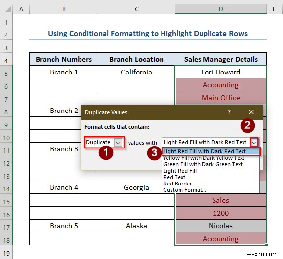 Excelで重複データを検索して強調表示する方法（3つの便利なテクニック）