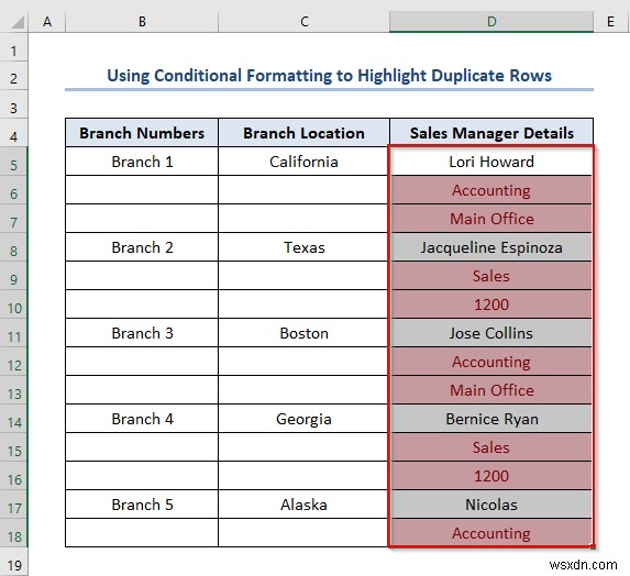 Excelで重複データを検索して強調表示する方法（3つの便利なテクニック）