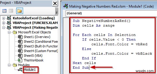 Excelで負の数を赤く表示する4つの簡単な方法