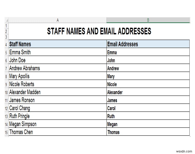 【Excel】フラッシュフィルとTEXT関数で1つの列からメールアドレスを一括作成する方法