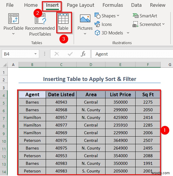 Excel テーブルで並べ替えとフィルターを使いこなす方法(4つの基本テクニック)