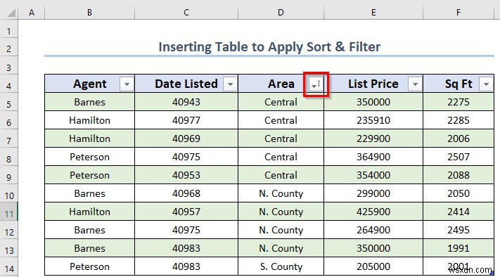 Excel テーブルで並べ替えとフィルターを使いこなす方法(4つの基本テクニック)