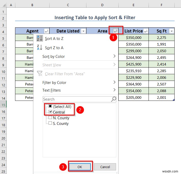 Excel テーブルで並べ替えとフィルターを使いこなす方法(4つの基本テクニック)