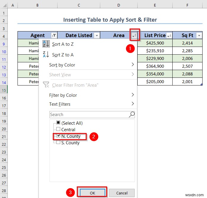 Excel テーブルで並べ替えとフィルターを使いこなす方法(4つの基本テクニック)