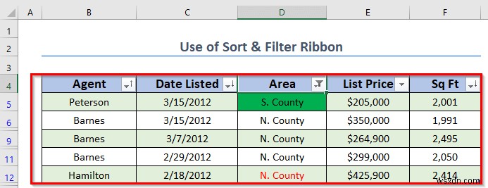 Excel テーブルで並べ替えとフィルターを使いこなす方法(4つの基本テクニック)