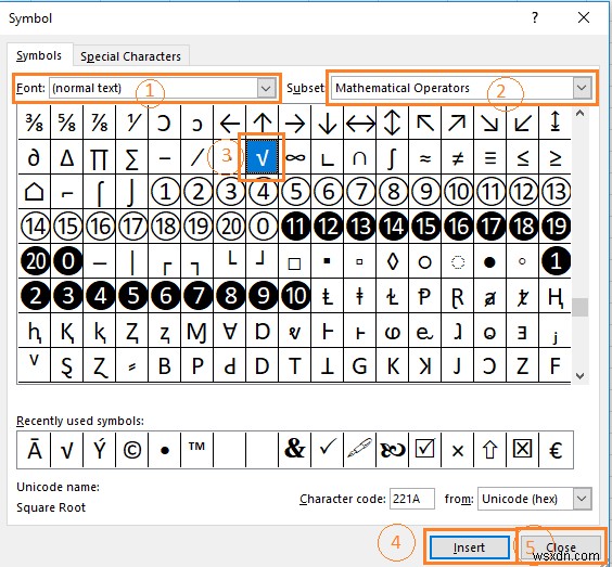 Excelで平方根記号(√)を入力する8つの簡単な方法