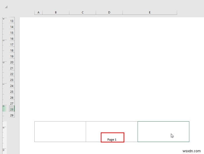 Excelで現在のワークシートに「ページ1」のフッターを追加する3つの簡単な方法