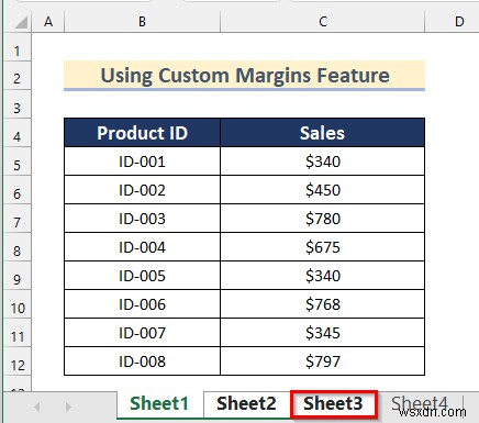 Excelで選択したワークシートを中央に配置するコマンドを実行する4つの方法
