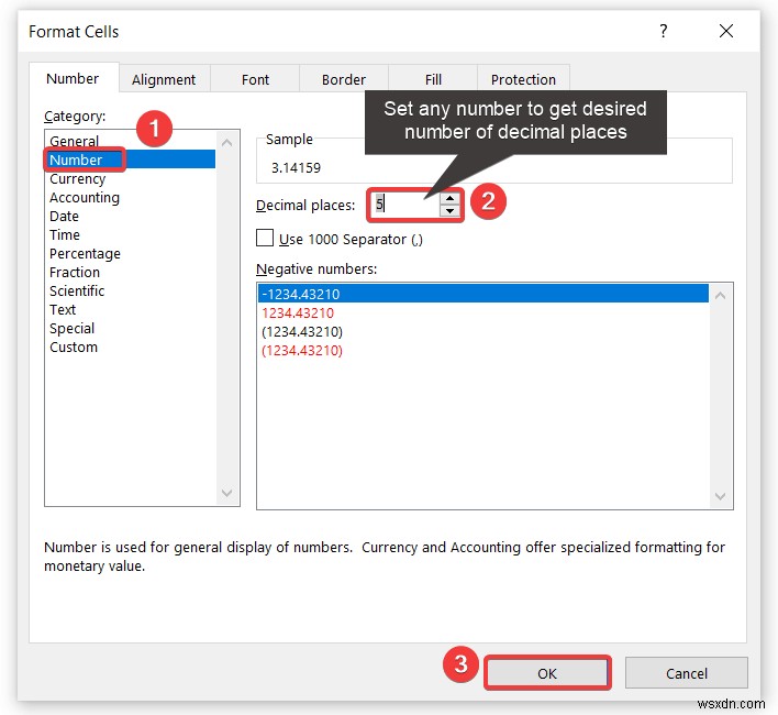 Excelで数式を使わずに数値を丸める3つの簡単な方法