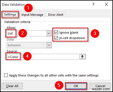 【Excel】別のセルを参照するデータの入力規則(データバリデーション)設定方法|実例4選