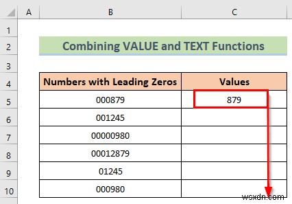 Excelで先頭のゼロを削除する8つの簡単な方法