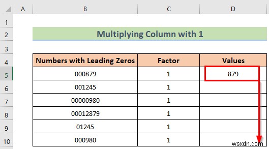 Excelで先頭のゼロを削除する8つの簡単な方法