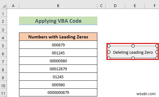 Excelで先頭のゼロを削除する8つの簡単な方法