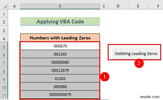 Excelで先頭のゼロを削除する8つの簡単な方法