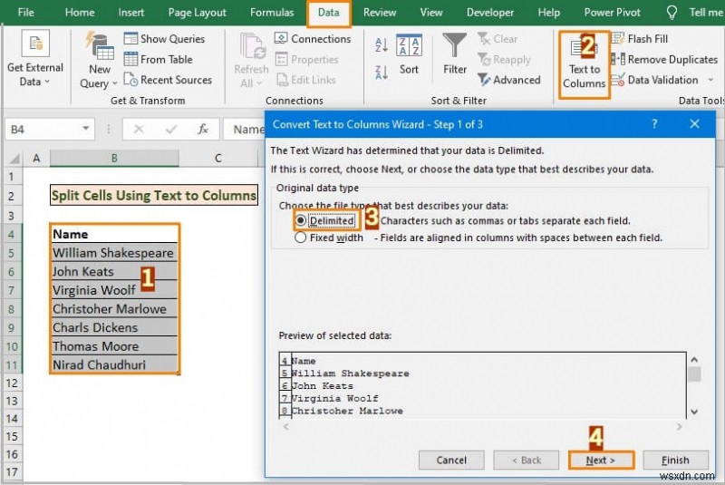 【保存版】Excelでセルを2つに分割する5つの便利な方法