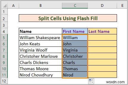 【保存版】Excelでセルを2つに分割する5つの便利な方法