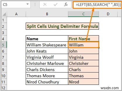 【保存版】Excelでセルを2つに分割する5つの便利な方法